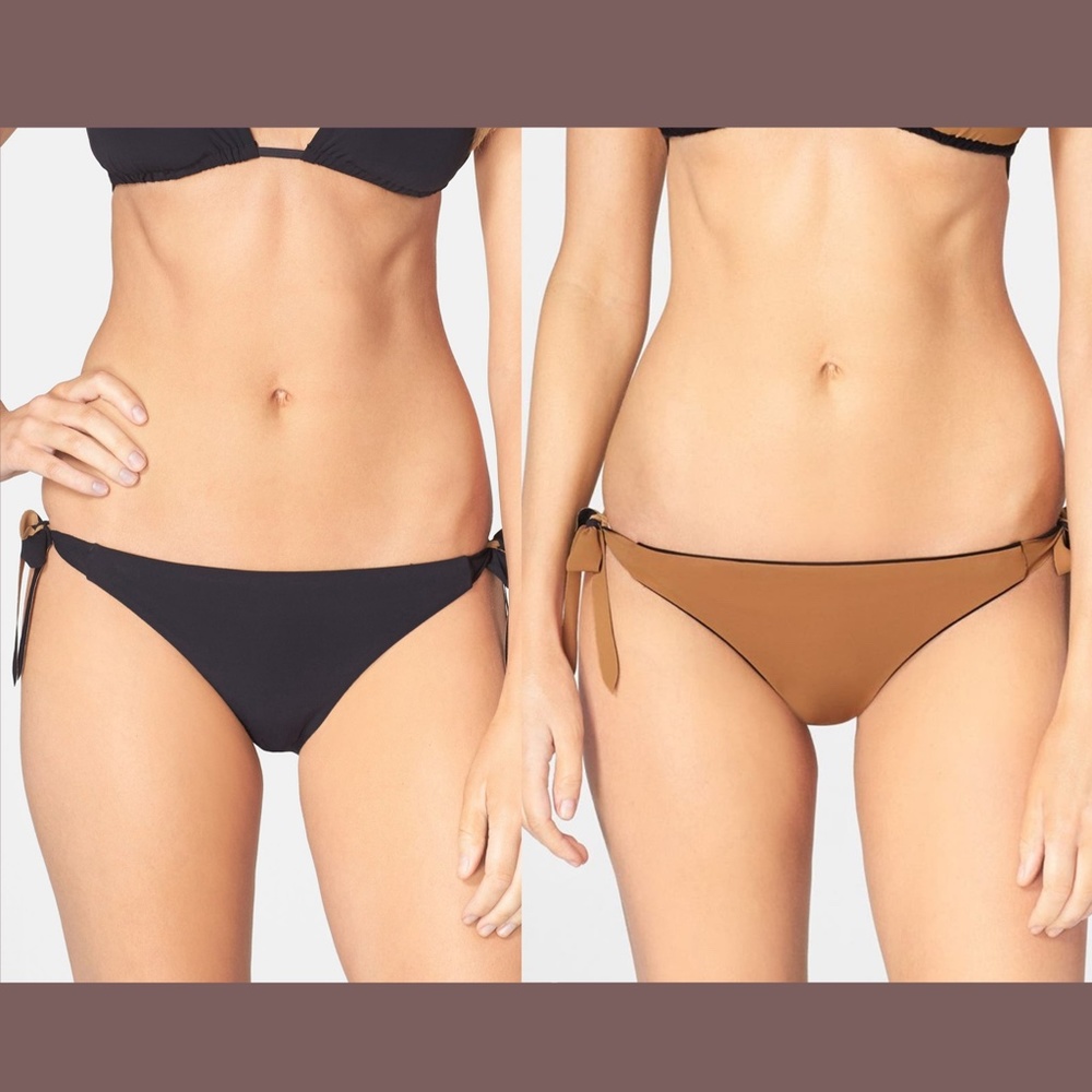 NEW $74‎ Commando String Fling Reversible Side Tie Bikini Bottom [SZ Small ]